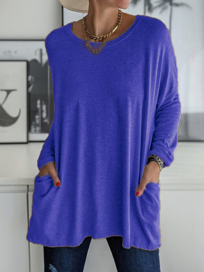 Full Size Round Neck Long Sleeve Top