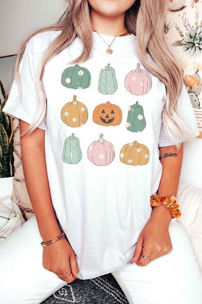 Multi Vintage Pumpkins Graphic Tee