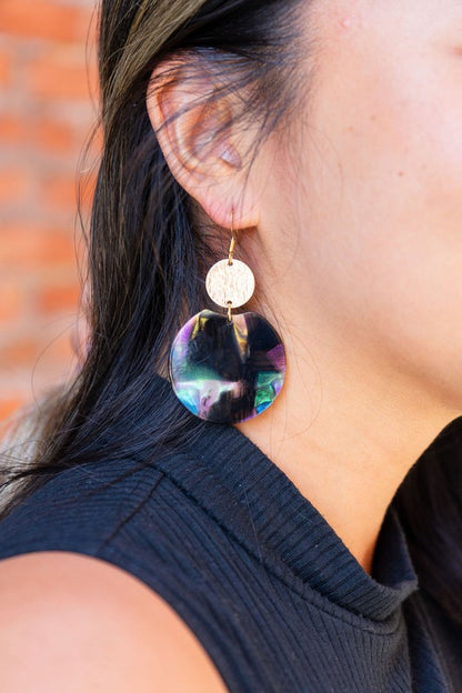 Zoey Earrings - Midnight Opal