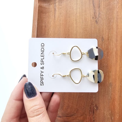 Quinn Earrings - Camo