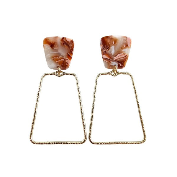 Ariana Earrings - Rust