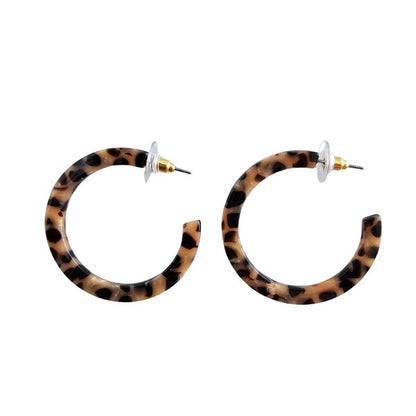 Camy Hoops - Cheetah