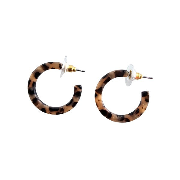 Cam Mini Hoops - Cheetah