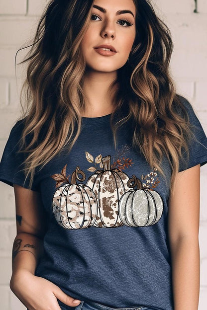 Animal Print Pumpkins Graphic Tee