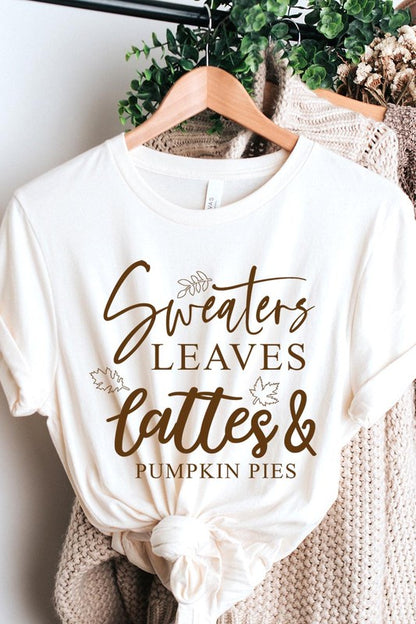 Sweaters,Leaves Graphic Tee