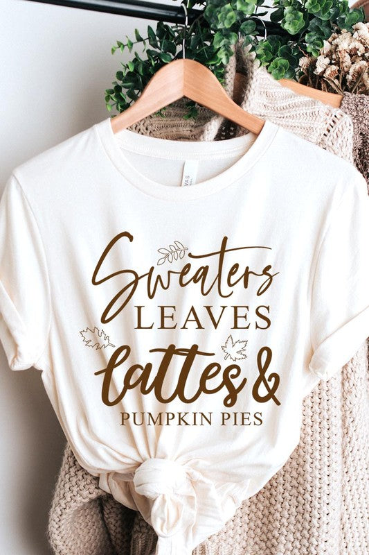 Sweaters,Leaves Graphic Tee