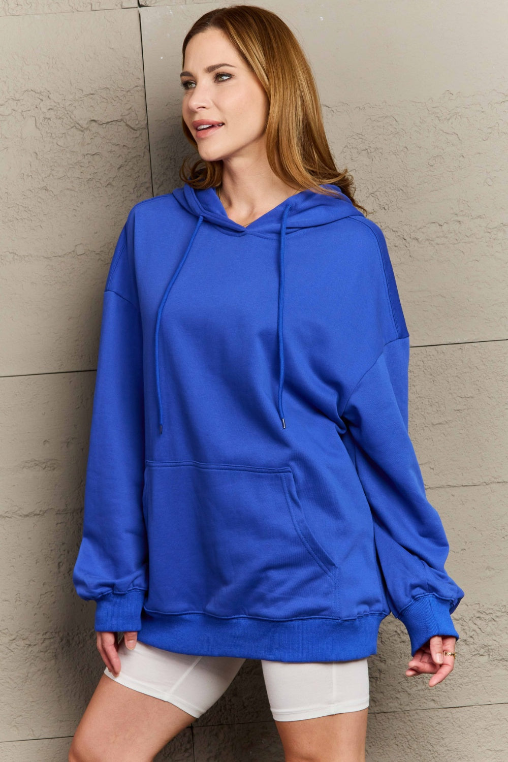 Drawstring Long Sleeve Hoodie