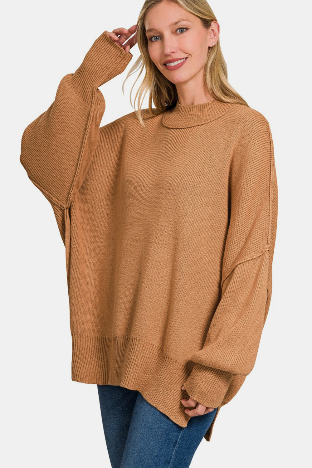 Side Sit Oversize Sweater