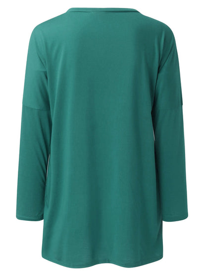 Full Size Round Neck Long Sleeve Top