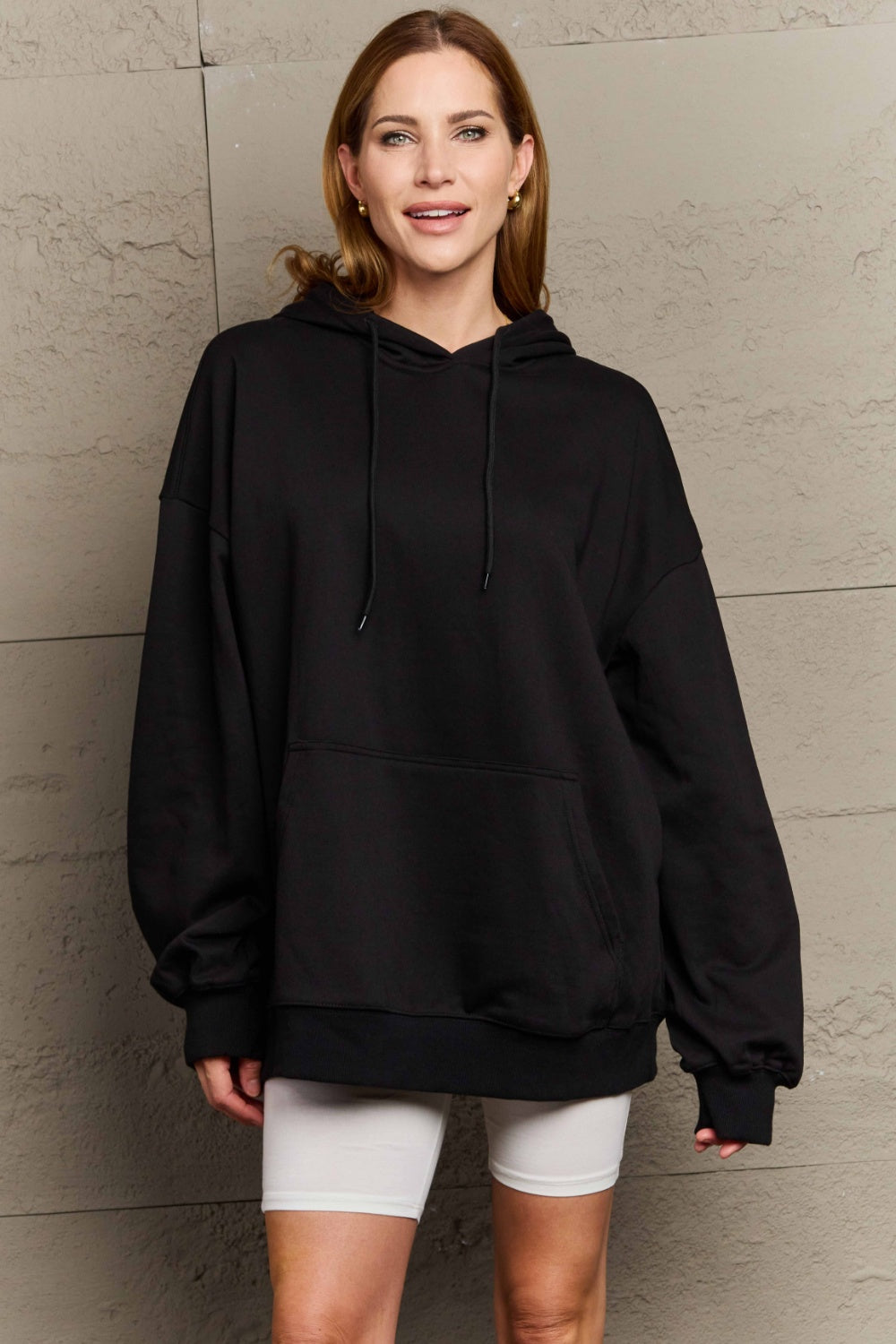 Drawstring Long Sleeve Hoodie