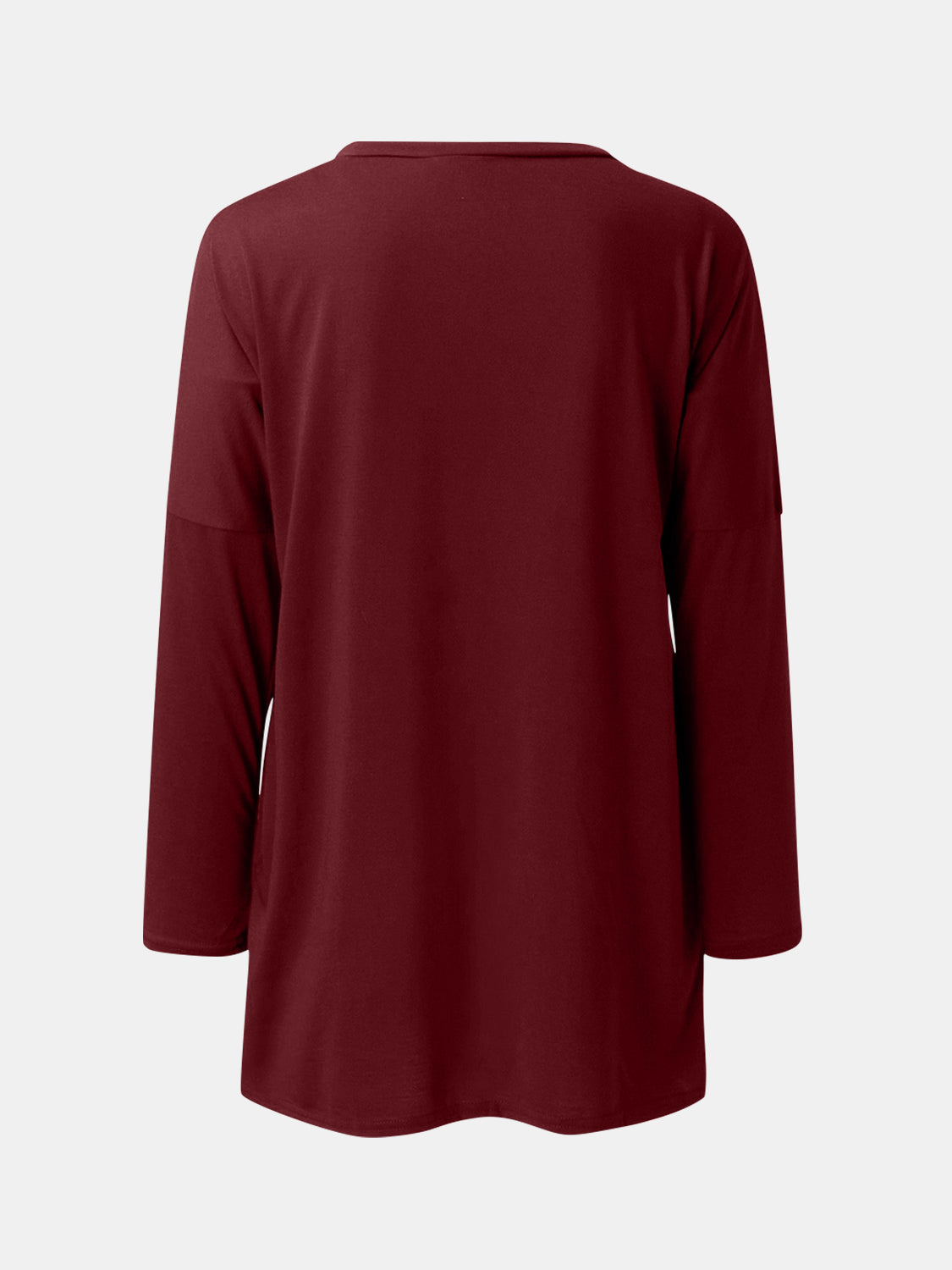 Full Size Round Neck Long Sleeve Top