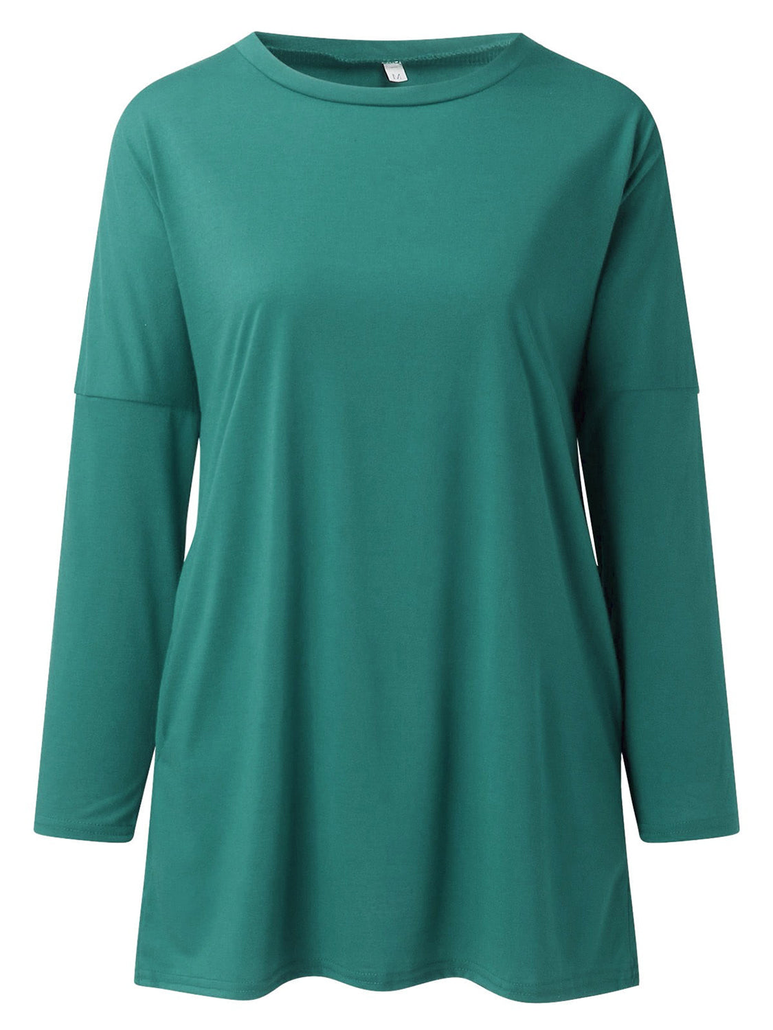 Full Size Round Neck Long Sleeve Top